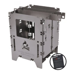 Bushcraft Essentials - Bushbox LF Titanium - Réchaud à Combustible Sec