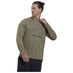 Devant -Stoic Soldes five ten 510 l s jersey maillot de cyclisme detail 2