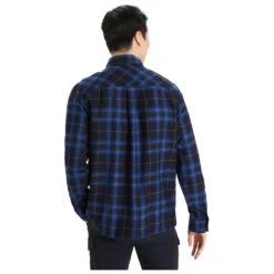 Icebreaker - Dawnder L/S Flannel Shirt Plaid - Chemise -Stoic Soldes icebreaker dawnder l s flannel shirt plaid chemise detail 3