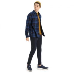Icebreaker - Dawnder L/S Flannel Shirt Plaid - Chemise -Stoic Soldes icebreaker dawnder l s flannel shirt plaid chemise detail 4