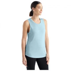 Icebreaker - Women's Sphere II Tank - T-shirt En Laine Mérinos -Stoic Soldes icebreaker womens sphere ii tank t shirt en laine merinos detail 3