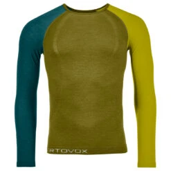 Ortovox - 120 Comp Light Long Sleeve - Sous-vêtement Mérinos -Stoic Soldes ortovox 120 comp light long sleeve sous vetement merinos 2