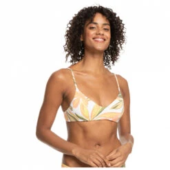 Roxy - Women's Printed Beach Classics Strappy Bra - Haut De Maillot -Stoic Soldes roxy womens printed beach classics strappy bra haut de maillot detail 3