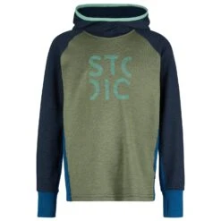 Stoic - Kid's Merino260 StadjanSt. Hoody - Sweat à Capuche En Mérinos -Stoic Soldes stoic kids merino260 stadjanst hoody sweat a capuche en merinos 1