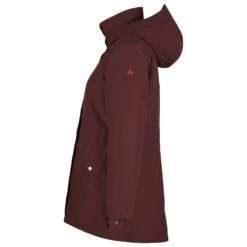 Devant -Stoic Soldes vaude womens pellice wool parka detail 2