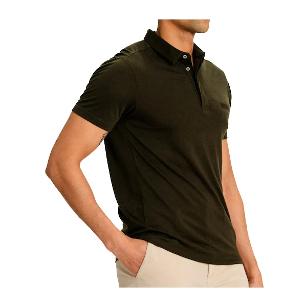 We Norwegians - Skog Polo - T-shirt En Laine Mérinos 7 We Norwegians - Skog Polo - T-shirt En Laine Mérinos – Image 5